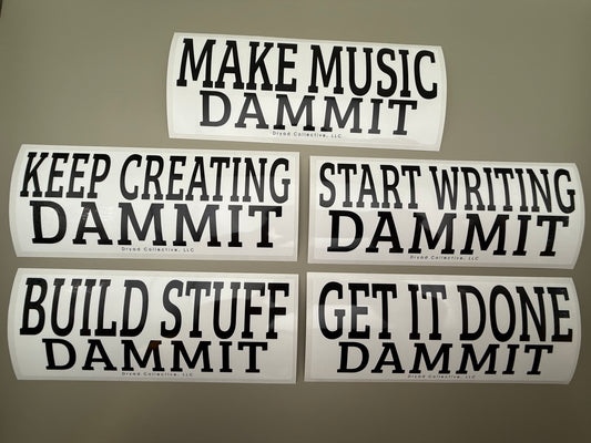 ARTIST STICKER PACK - THE DAMMIT COLLECTION