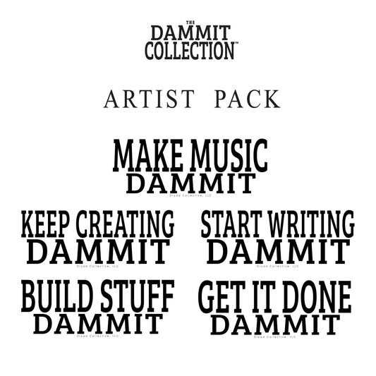 ARTIST STICKER PACK - THE DAMMIT COLLECTION