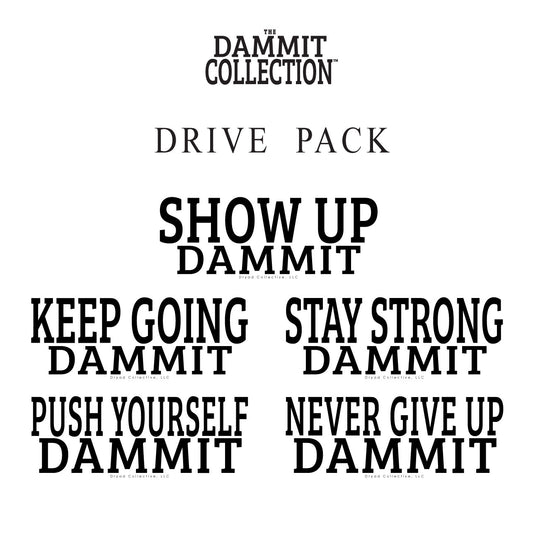 DRIVE STICKER PACK - THE DAMMIT COLLECTION