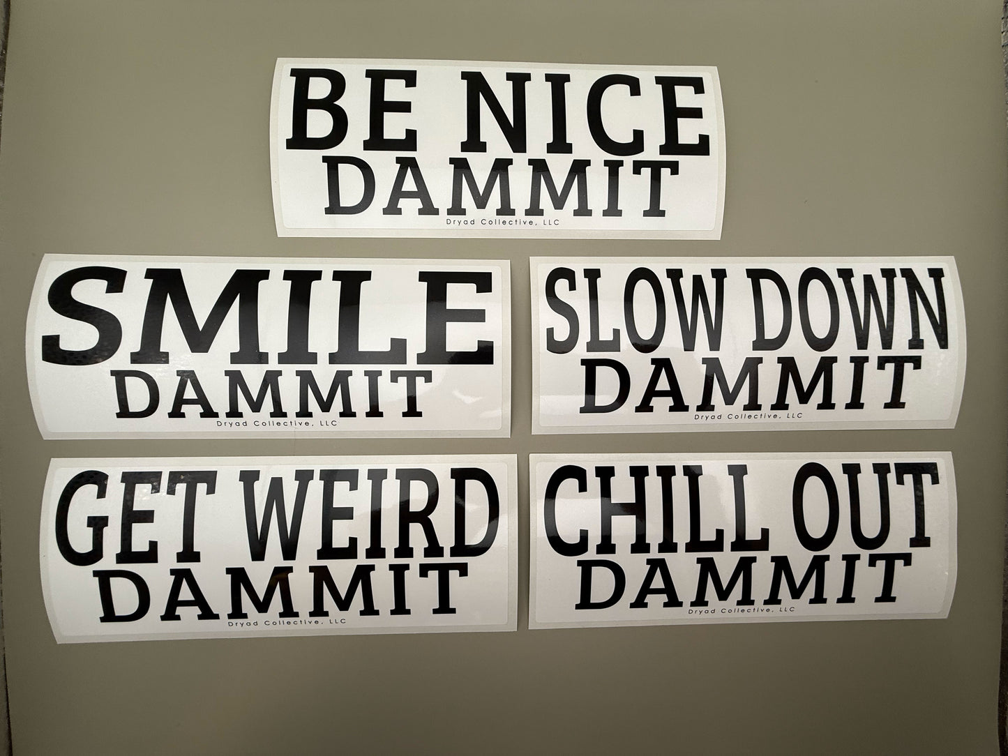 KEEP IT CHILL STICKER PACK - THE DAMMIT COLLECTION