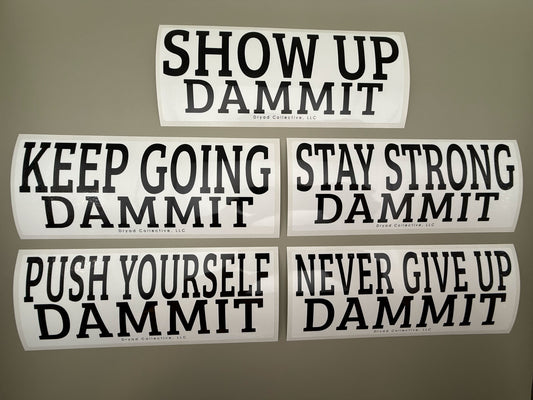DRIVE STICKER PACK - THE DAMMIT COLLECTION