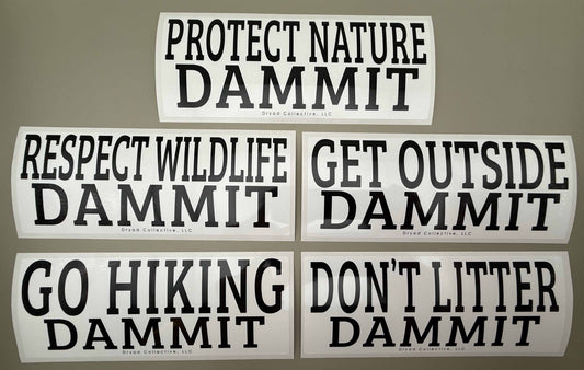NATURE STICKER PACK - THE DAMMIT COLLECTION