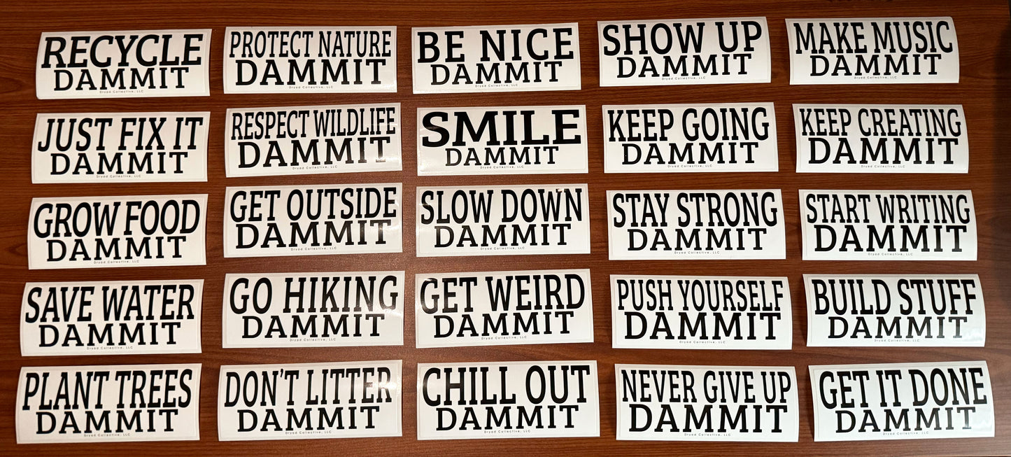 DAMMIT COLLECTION STICKER PACK - THE DAMMIT COLLECTION