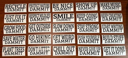 COLLECTION STICKER PACK - THE DAMMIT COLLECTION